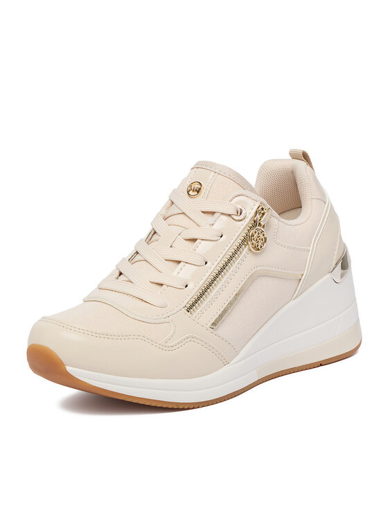 Nine West Nine West Sneakersy CEO-AMINA-02 Beżowy