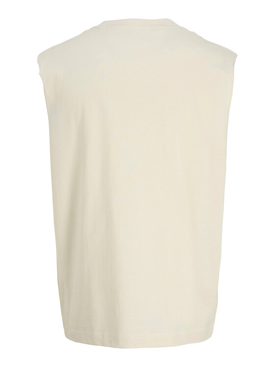 Jack & Jones Jack & Jones Tank top Norrebro Emb 12292009 Εκρού Regular Fit