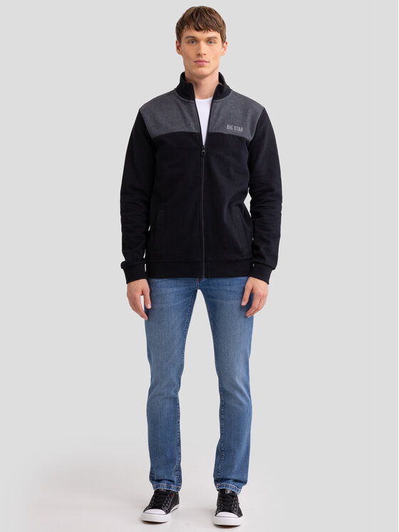 BIG STAR BIG STAR Bluza JOE Czarny Basic Fit
