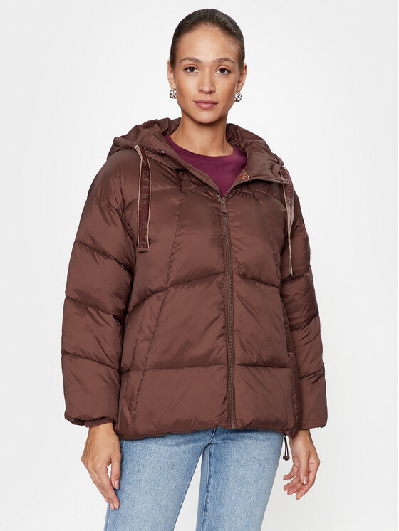 Guess Guess Bunda pro přechodné období Letizia W3BL21 WG0V0 Hnědá Relaxed Fit
