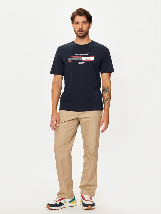 Jack & Jones Jack & Jones T-Shirt South 12256784 Niebieski Standard Fit