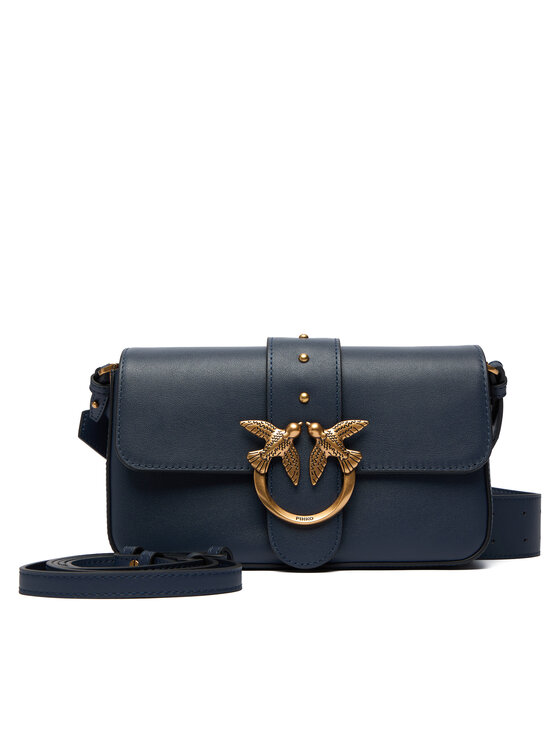 PINKO PINKO Rankinė Love One Mini Slouchy Fl Ai 25-26 PLTT 104340 A0QO Mėlyna
