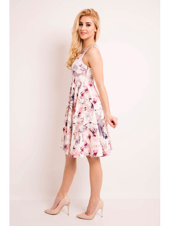 Awama Awama Abito da cocktail L038 Multicolore Basic Fit