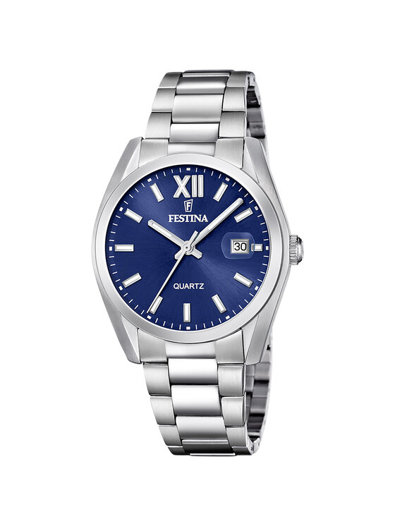 Festina Festina Zegarek F20707-7 Srebrny