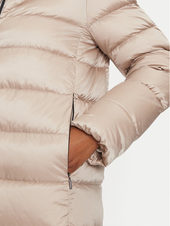 Hetregó Hetregó Μπουφάν πουπουλένιο Leonie 8N603M Μπεζ Regular Fit
