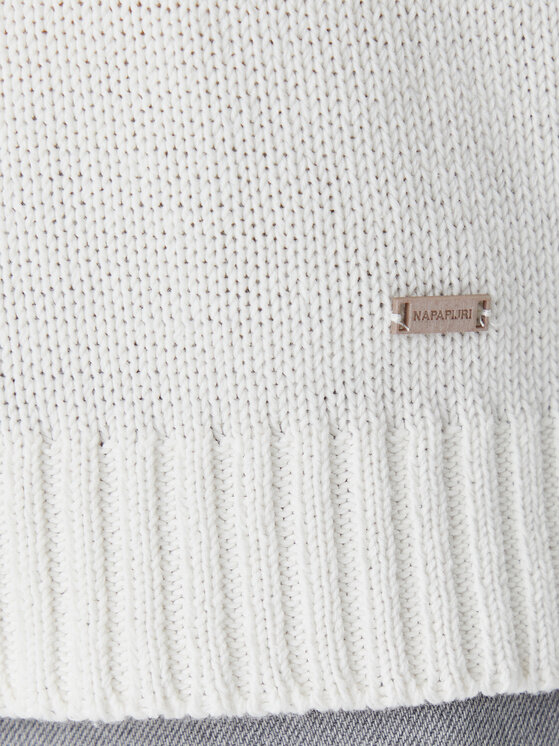Napapijri Napapijri Sweter D-Sambre W NP0A4IFK2061 Écru Regular Fit