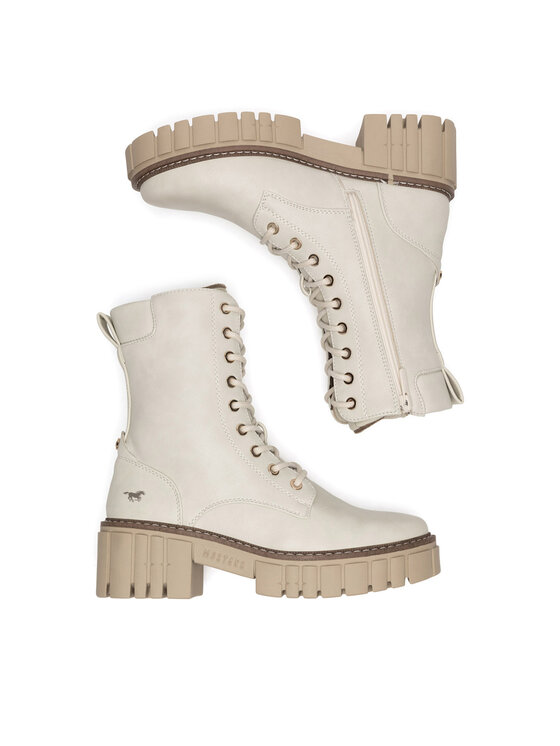 Mustang Mustang Stiefeletten 1447-506 Weiß