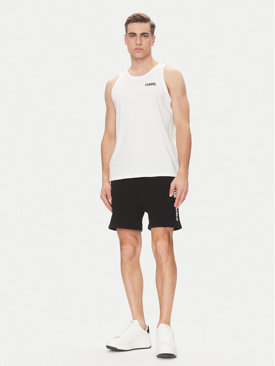 KARL LAGERFELD KARL LAGERFELD Tank top A1M46069 Bijela Regular Fit