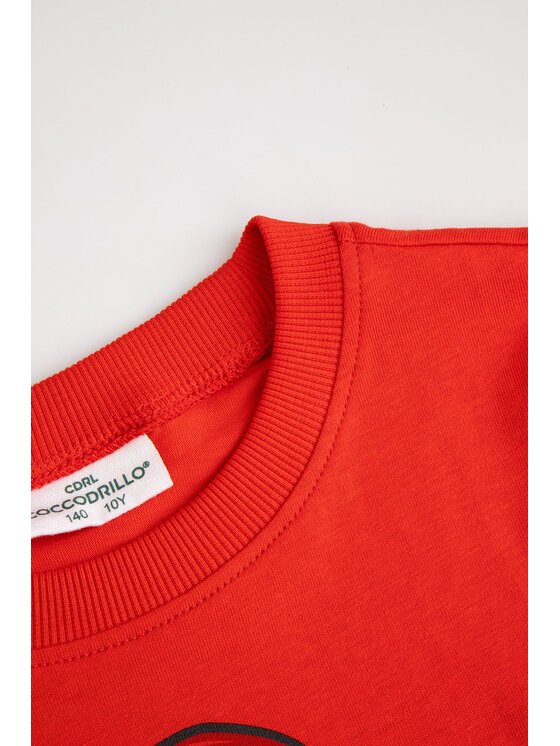 Coccodrillo Coccodrillo T-Shirt ZC6143203MER-009 Czerwony Regular Fit