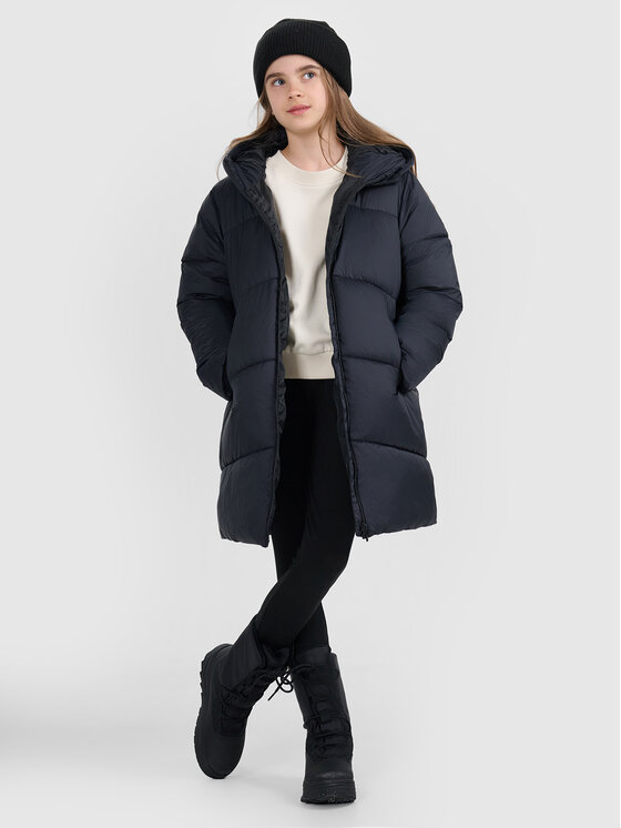 4F 4F Kurtka puchowa OUTERWEAR Czarny Regular Fit