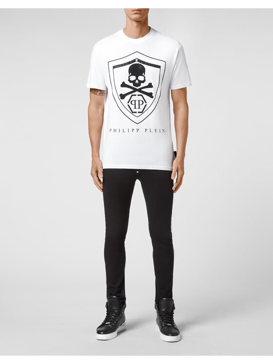 PHILIPP PLEIN PHILIPP PLEIN T-shirt 691 Bianco Regular Fit