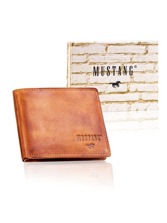 Mustang Mustang Portfel DENIMO WALLET Brązowy