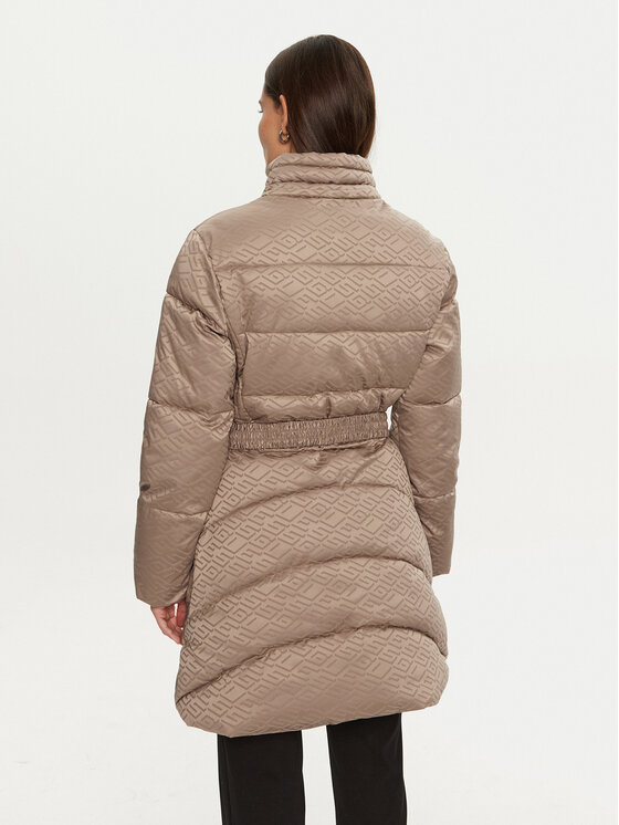 Guess Guess Télikabát Seline W4BL58 WGL72 Barna Regular Fit