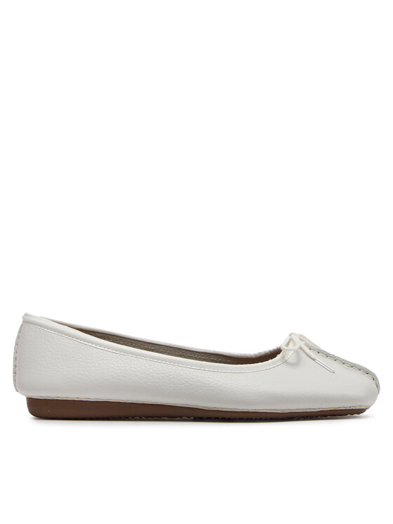 Clarks Baleríny Freckle Ice 203544554 Biela