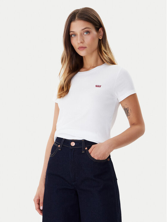 Levi's® Levi's® Póló szett Essential 004AO-0002 Fehér Slim Fit