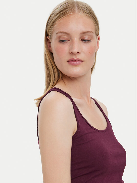 Vero Moda Vero Moda Top Maxi 10185110 Fioletowy Regular Fit
