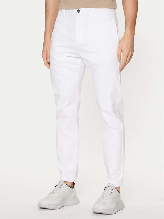 HUGO HUGO Chino 50530886 Bijela Slim Fit