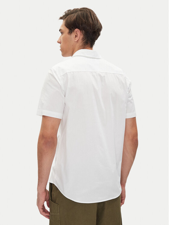 Mustang Mustang Πουκάμισο Gilroy 1016251 Λευκό Slim Fit