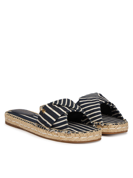 Tommy Hilfiger Tommy Hilfiger Šľapky Canvas FW0FW09140 Tmavomodrá