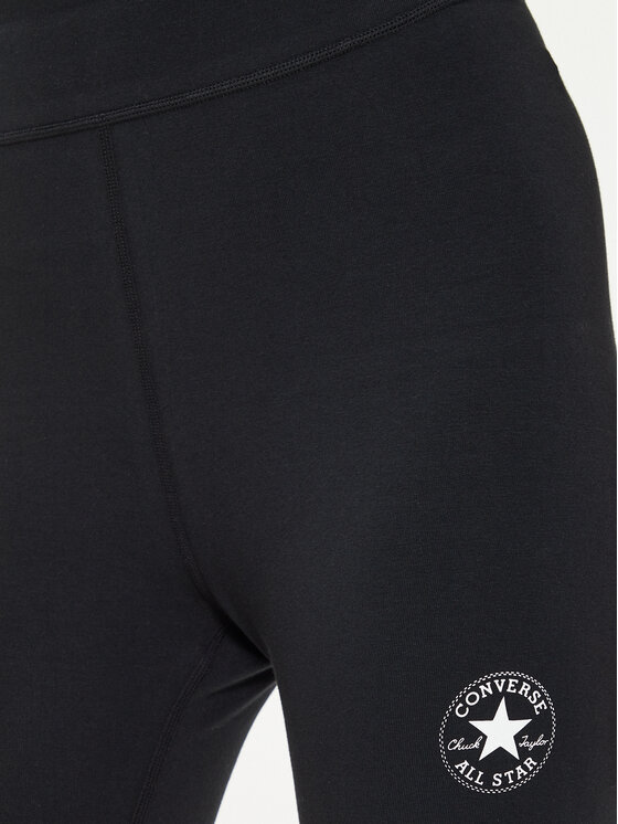 Converse Converse Pantaloni scurți ciclism Retro Chuck 10025893-A01 Negru Skinny Fit