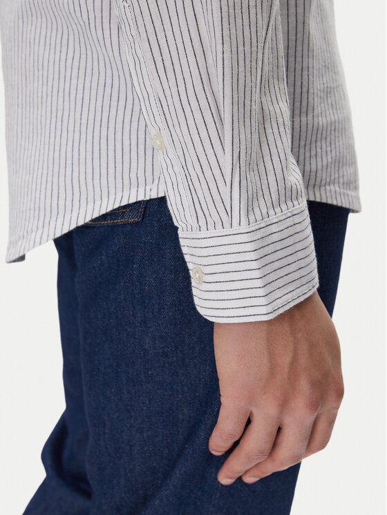 Tommy Jeans Tommy Jeans Koszula DM0DM20893 Écru Regular Fit