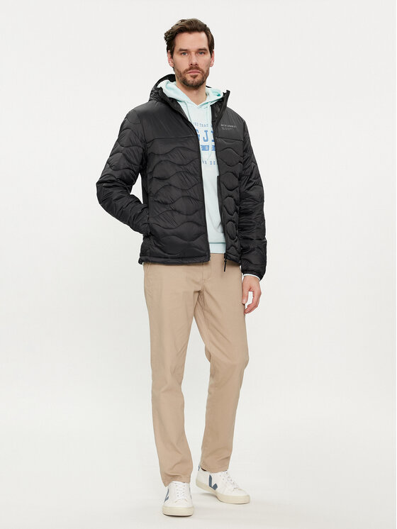 Jack & Jones Jack & Jones Pārejas jaka Noah 12249442 Melns Regular Fit