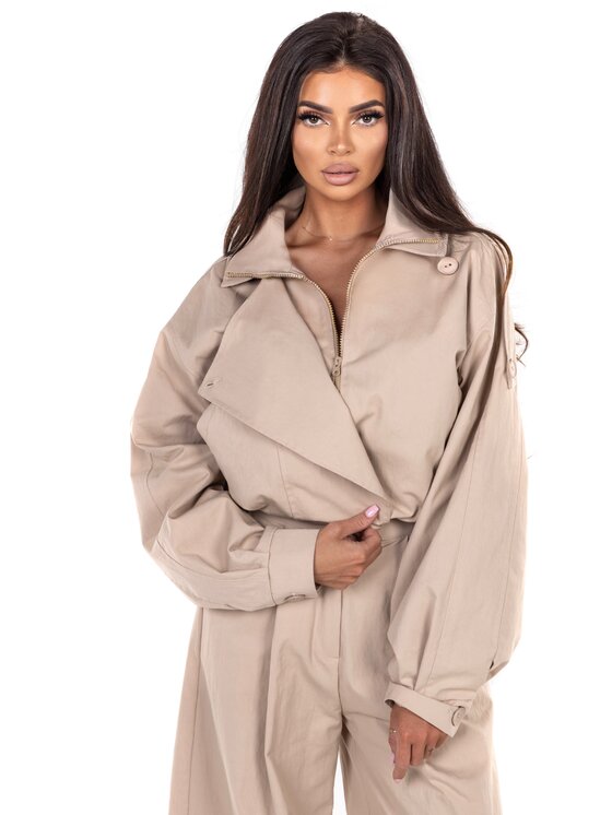 Love Saints Love Saints Komplet bluzka i spodnie L26LF-KA-K09 Beżowy Regular Fit