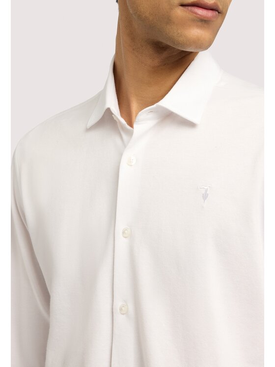 Trussardi Trussardi Camicia 58008000021N001 Bianco Regular Fit