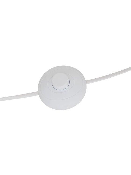 MIAhome MIAhome Lampa stojąca podłogowa kamionkowa Keyah 111 cm Biały
