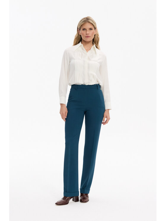 Deni Cler Milano Deni Cler Milano Koszula W-DC-1468-F5-D3-11-1 Kremowy Regular Fit