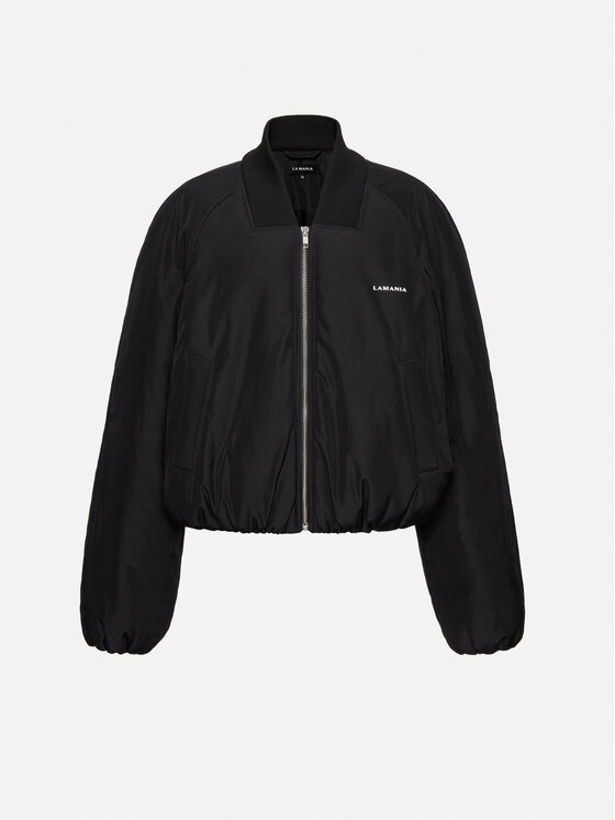 La Mania La Mania Kurtka bomber RAVELLE Czarny Basic Fit