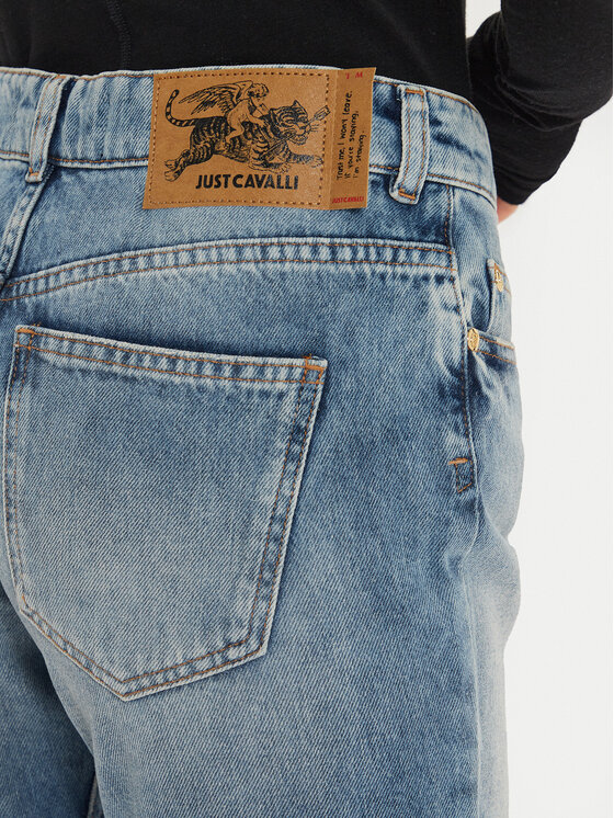 Just Cavalli Just Cavalli Jeans hlače 77PAB513 Modra Flare Fit