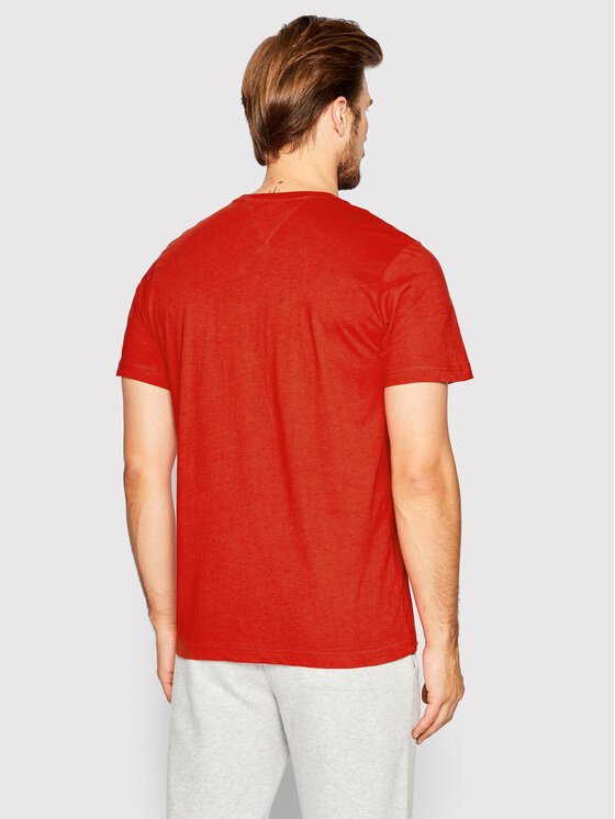 Tommy Jeans Tommy Jeans T-särk Corp Logo DM0DM15379 Punane Regular Fit