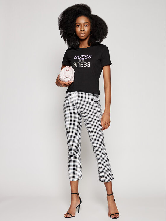 Guess T Shirt Glenna W1gi0c I3z11 Crna Regular Fit Modivo Hr