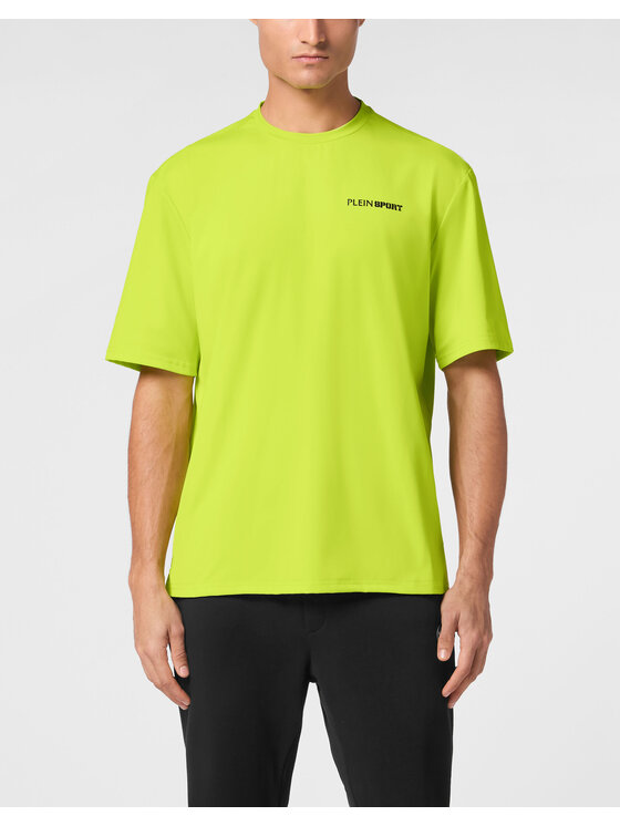 Plein Sport Plein Sport T-Shirt 22977 Żółty Regular Fit