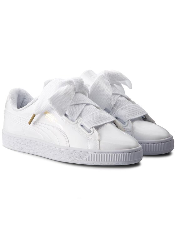 Puma Laisvalaikio batai Basket Heart Patent 363073 02 Balta • Modivo.lt