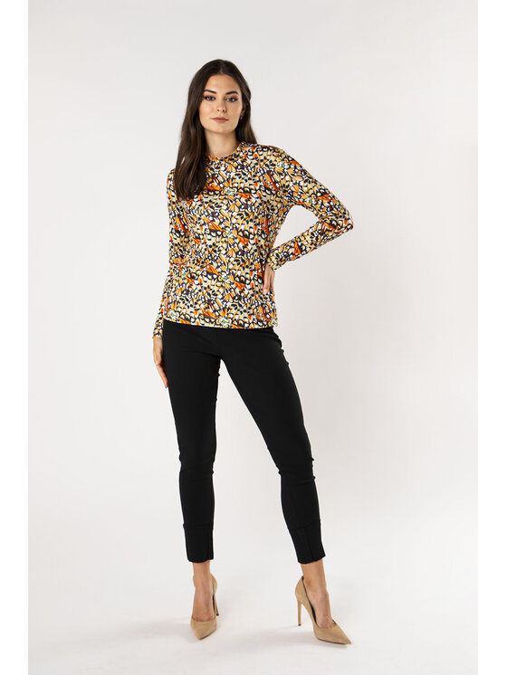 QUIOSQUE QUIOSQUE Bluzka TUPET BLOUSE Pomarańczowy Regular Fit