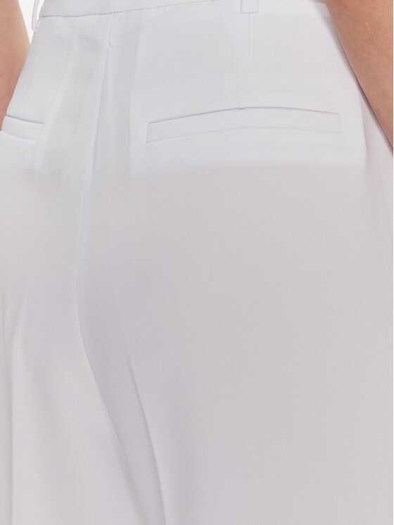 MICHAEL Michael Kors MICHAEL Michael Kors Παντελόνι υφασμάτινο MS330H2ENX Λευκό Regular Fit