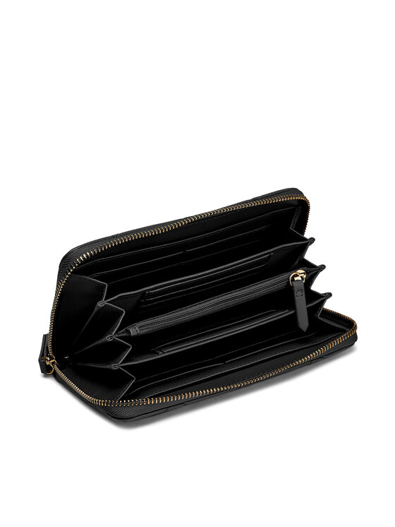 Valentino Valentino Голям дамски портфейл Ocarina VPS3KK155R Черен