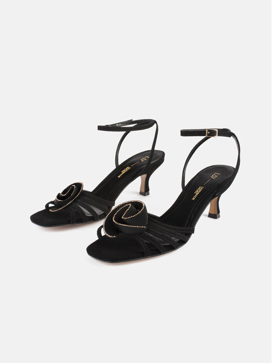 L37 L37 Sandali DARK FLOWER Nero