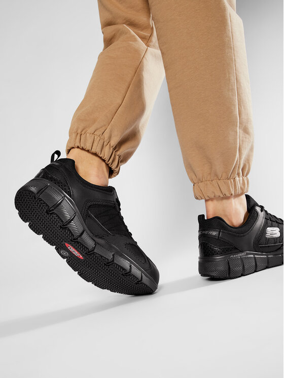 Skechers Skechers Sneakersy Sanphet 77152EC/BLK Czarny