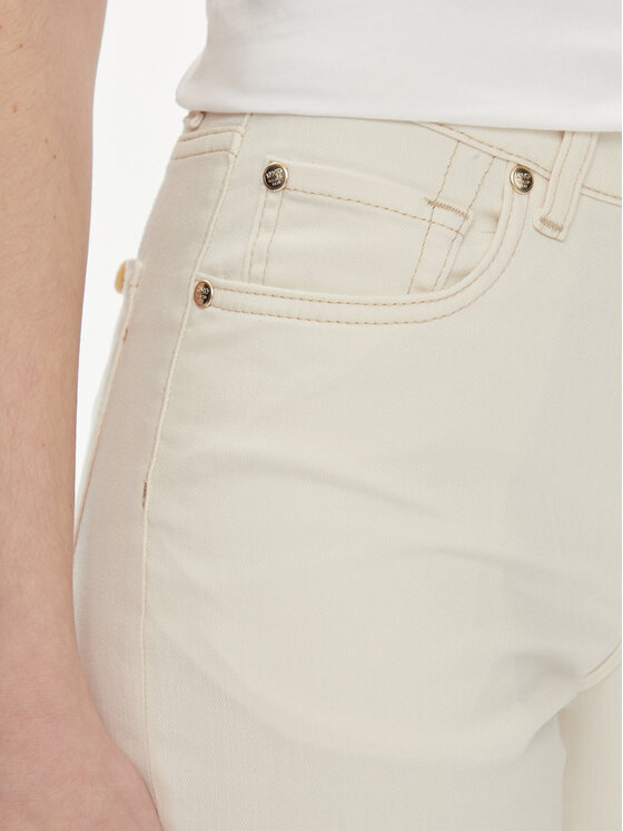 Liu Jo Liu Jo Jeans hlače UA4063 T4406 Écru Regular Fit