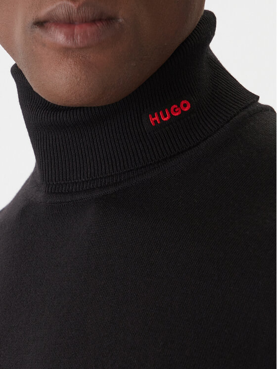 HUGO Hugo Поло San Thomas-M 50474174 Черен Slim Fit