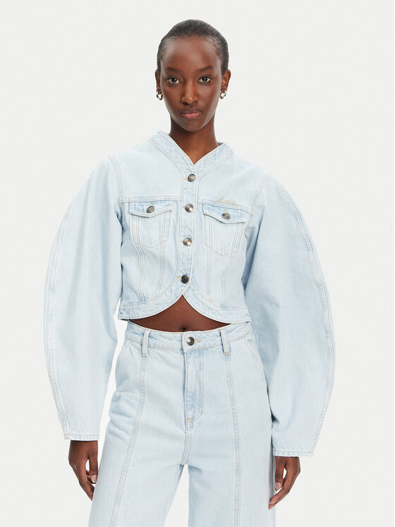 ROTATE ROTATE Giacca di jeans 1138261468 Blu Relaxed Fit