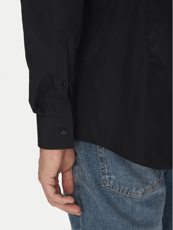 HUGO HUGO Koszula Koey 50544922 Czarny Slim Fit