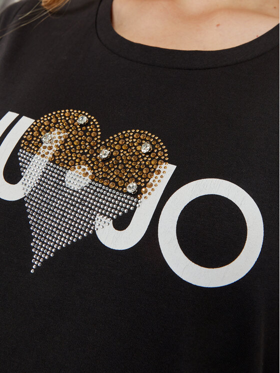Liu Jo Liu Jo T-Shirt WF4416 JS923 Černá Regular Fit