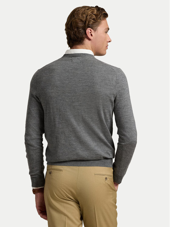 Polo Ralph Lauren Polo Ralph Lauren Sweter 710946143002 Szary Slim Fit