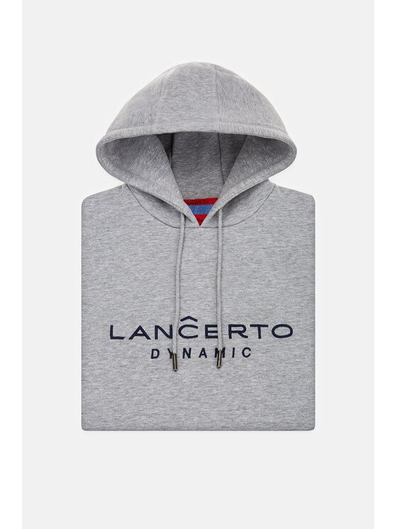Lancerto Lancerto Bluza Avery Szary Regular Fit