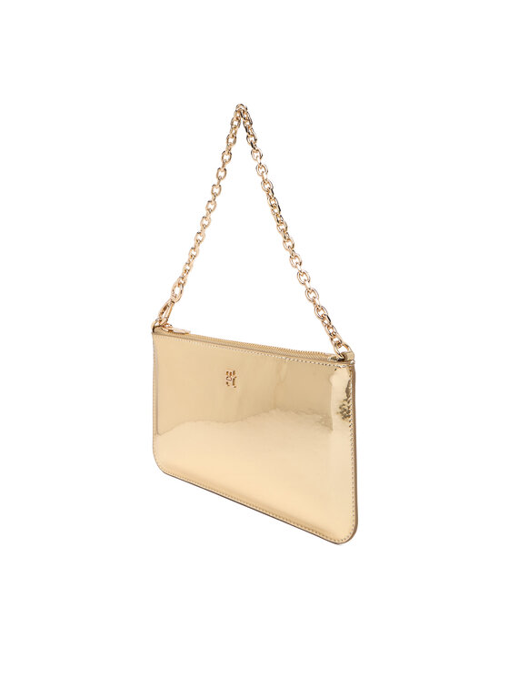 Tommy Hilfiger Tommy Hilfiger Τσάντα Th Icon Chain Shoulder Pouch Met AW0AW18219 Χρυσό