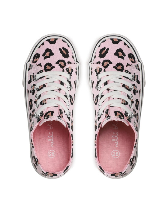 Nelli Blu Nelli Blu Sneakers aus Stoff JW20-1230-5 Rosa